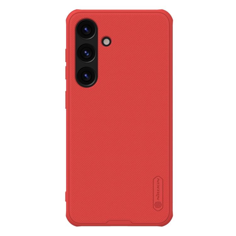 Samsung Galaxy S24 5G NILLKIN Frosted Shield Pro PC + TPU Phone Case Cover (Red)