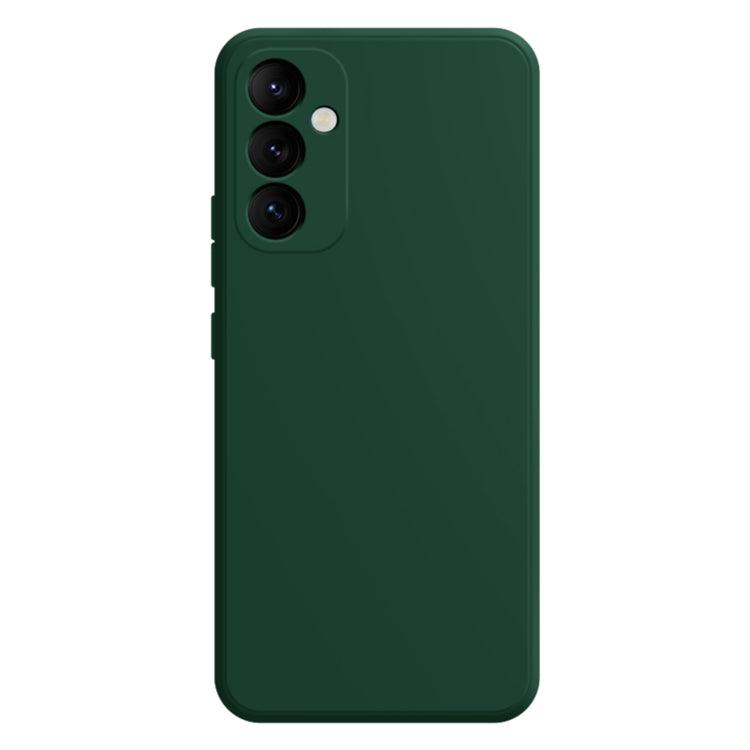 Samsung Galaxy A15 Imitation Liquid Silicone Phone Case Cover (Dark Green)