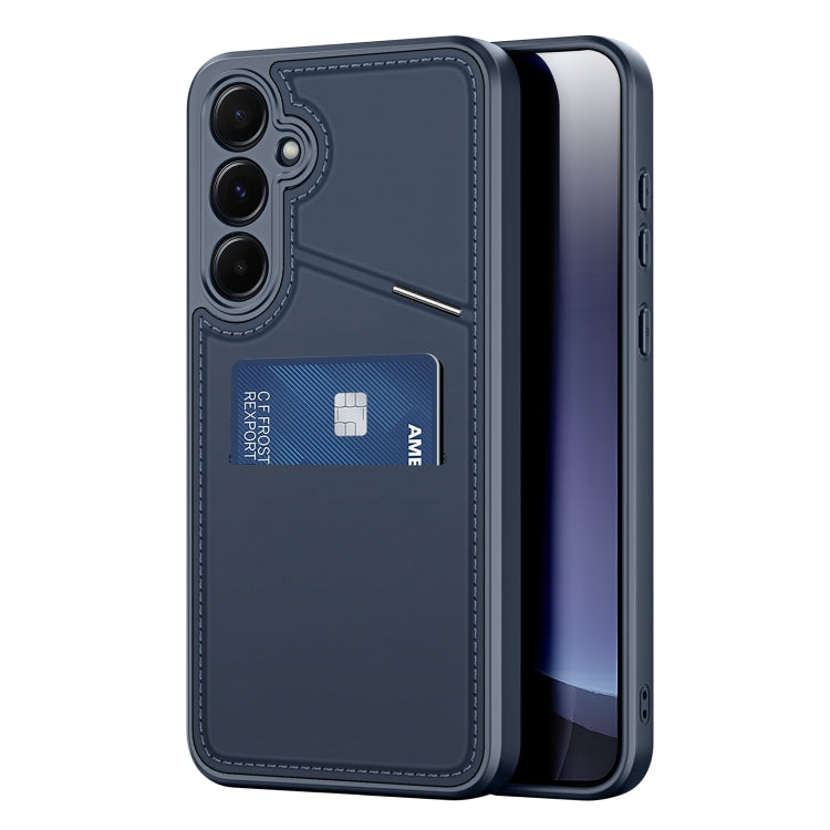 Samsung Galaxy S25+ 5G DUX DUCIS Rafi II Series MagSafe Magnetic Holder RFID Phone Case Cover (Blue)