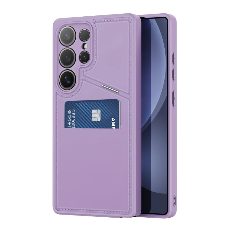 Samsung Galaxy S25 Ultra 5G DUX DUCIS Rafi II Series MagSafe Magnetic Holder RFID Phone Case Cover (Purple)
