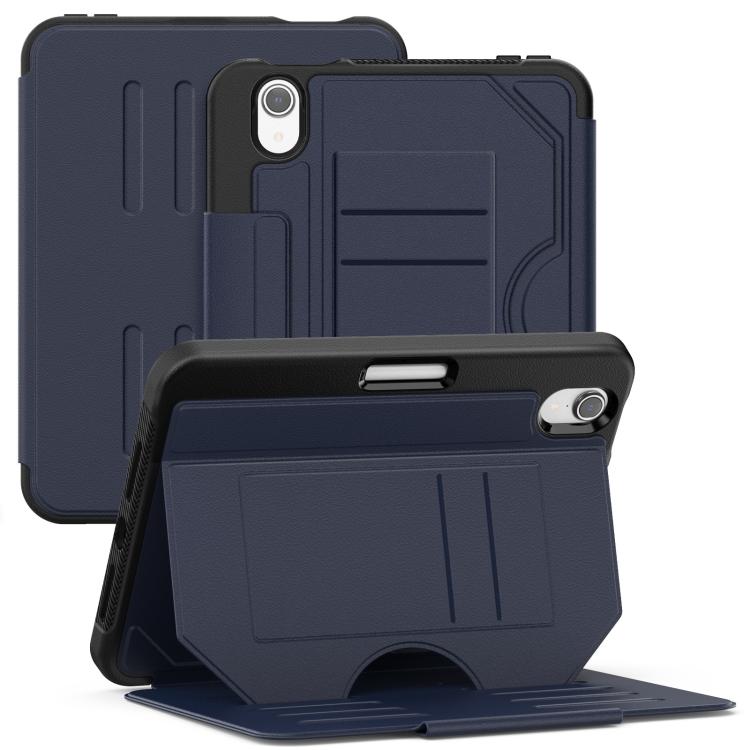Apple iPad mini 2024 / mini 6 Navy Blue Magnetic Leather Tablet Case Cover