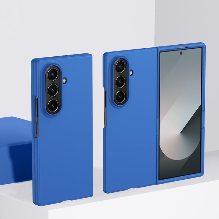 Samsung Galaxy Z Fold7 Skin Feel PC Full Coverage Shockproof Phone Case (Klein Blue)