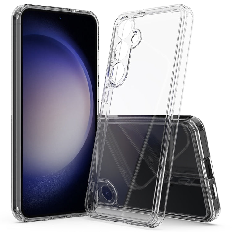 Samsung Galaxy S24 FE 5G Scratchproof Acrylic TPU Phone Case Cover (Transparent)