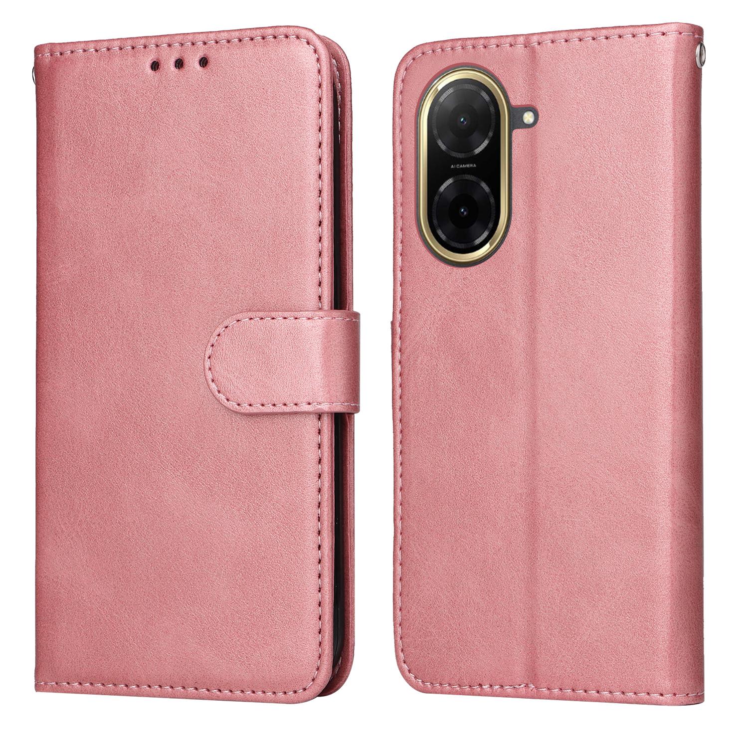 Xiaomi Redmi A5 4G Classic Calf Texture Flip Leather Phone Case Cover - Rose Gold
