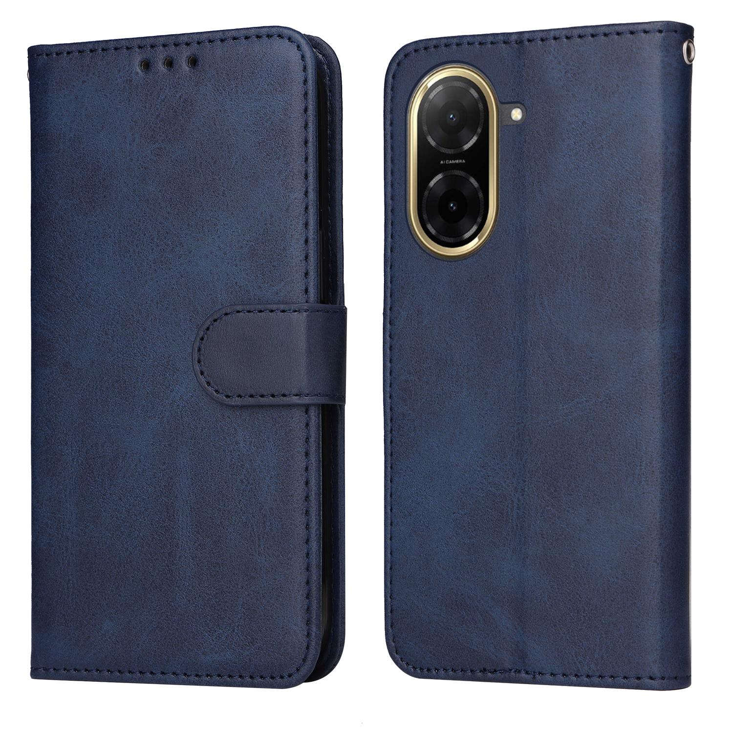 Xiaomi Redmi A5 4G Classic Calf Texture Flip Leather Phone Case Cover - Blue