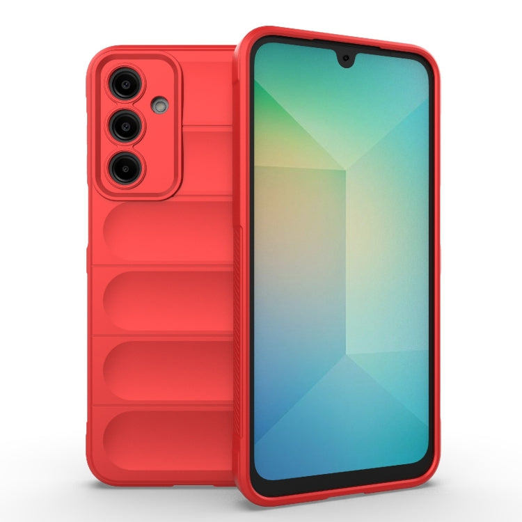Samsung Galaxy A16 5G Magic Shield TPU + Flannel Phone Case Cover (Red)
