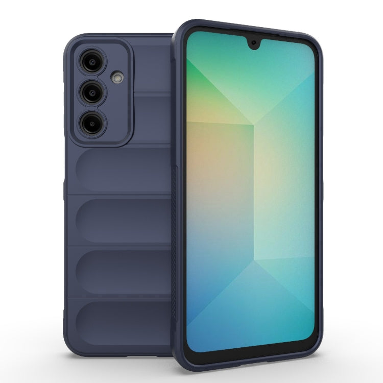 Samsung Galaxy A16 5G Magic Shield TPU + Flannel Phone Case Cover (Dark Blue)