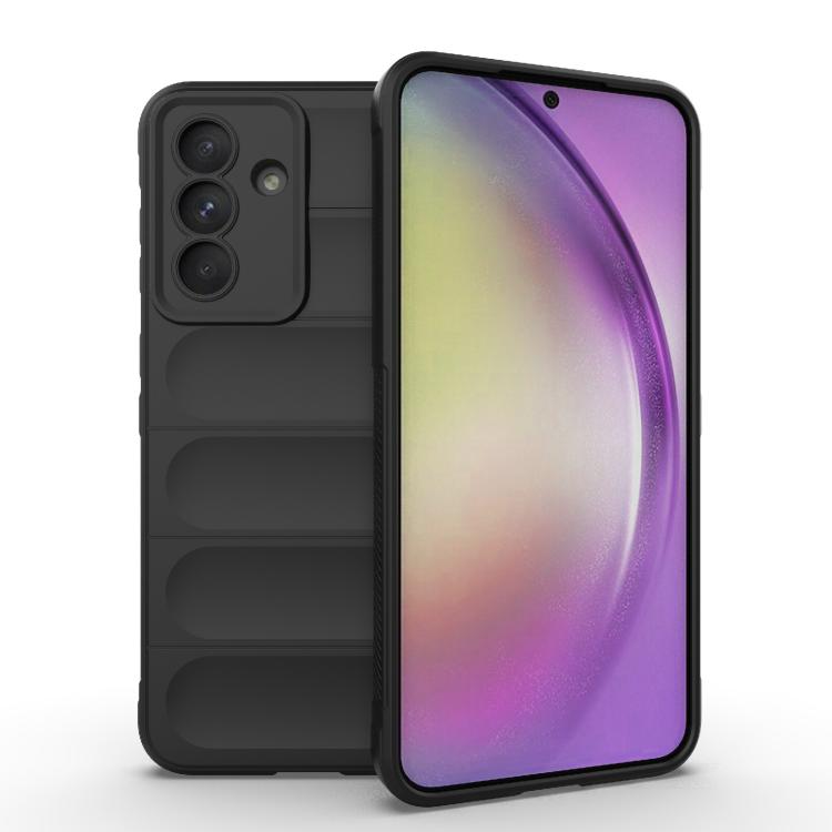 Samsung Galaxy A36 5G Magic Shield TPU + Flannel Phone Case Cover (Black)