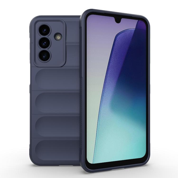 Samsung Galaxy A17 Magic Shield TPU + Flannel Phone Case - Dark Blue