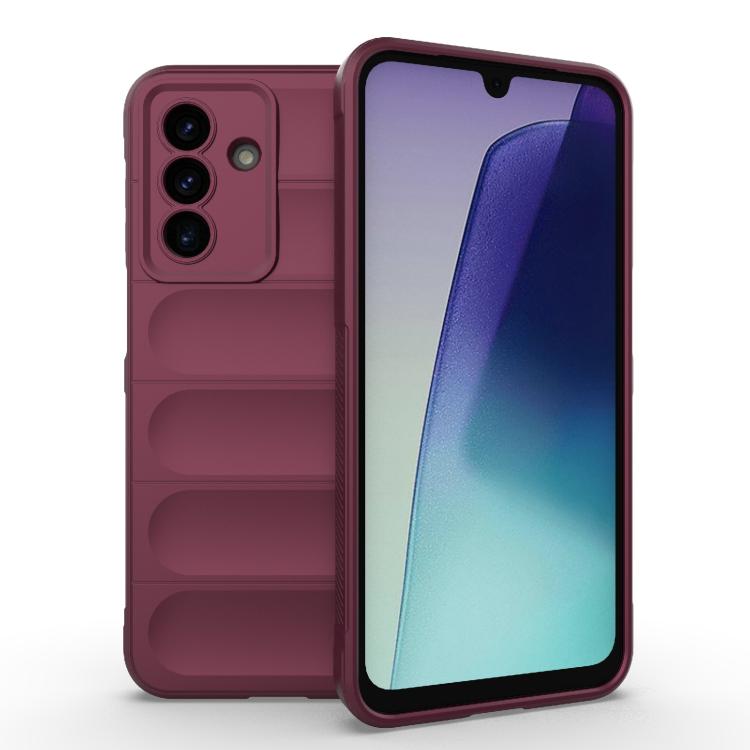 Samsung Galaxy A17 Magic Shield TPU + Flannel Phone Case - Wine Red