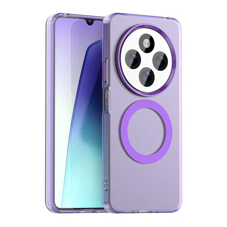 Xiaomi Redmi A4 Candy Magsafe PC Hybrid TPU Phone Case Cover (Purple)