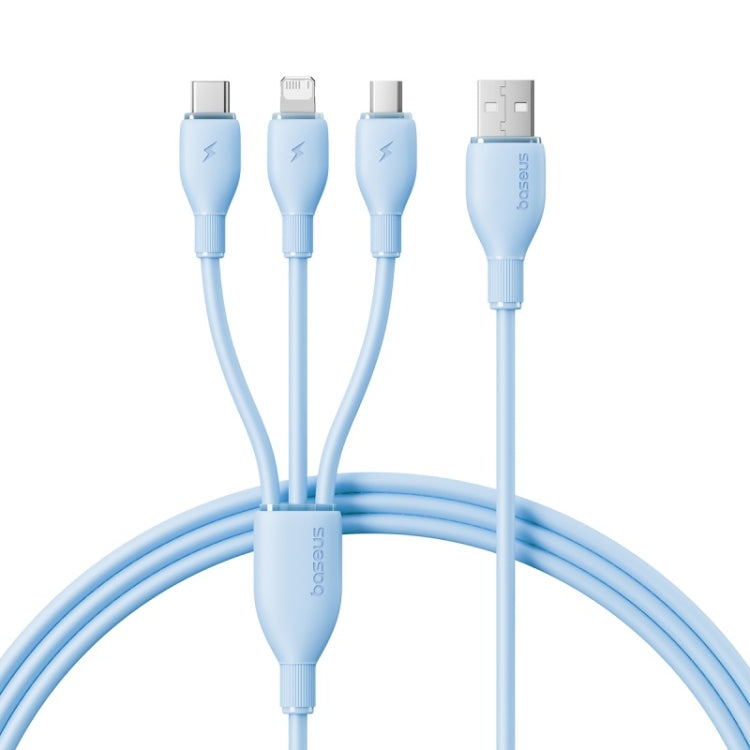 Baseus Ultra-Fast 3 in 1 3.5A Charging Cable - 1.3m, Blue