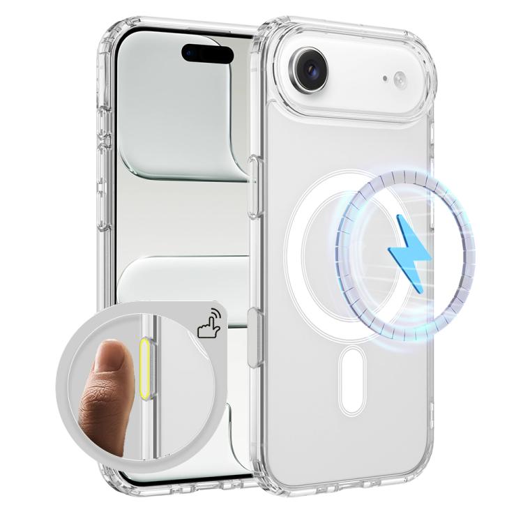 Apple iPhone Air Camera Control Button Integrated MagSafe Clear Phone Case (Transparent)