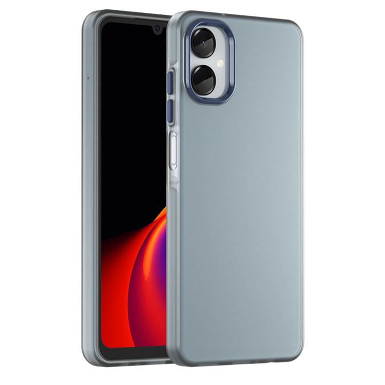 Samsung Galaxy A06 5G Frosted Translucent Hybrid PC Full Coverage Phone Case Cover - Dark Blue