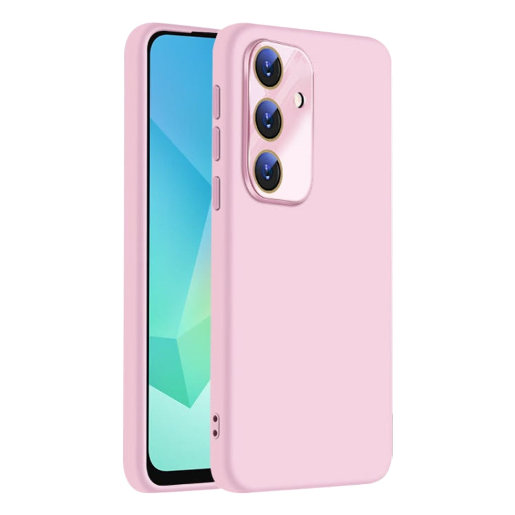 Samsung Galaxy A16 5G Nano Lens Cover Liquid Silicone Phone Case - Pink