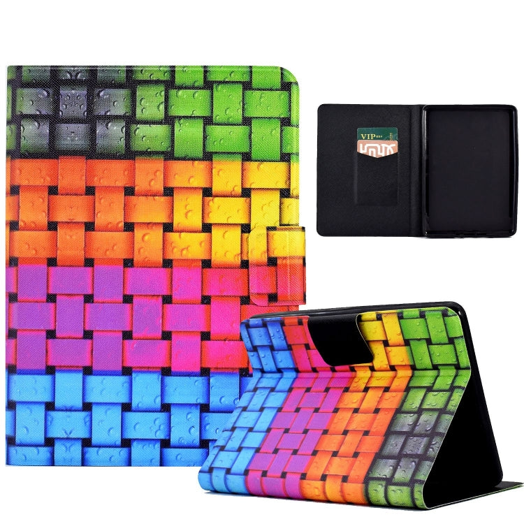Amazon Kindle Paperwhite 12th 2024 Coloured Drawing Smart Leather Tablet Case Cover (Braided Belt)