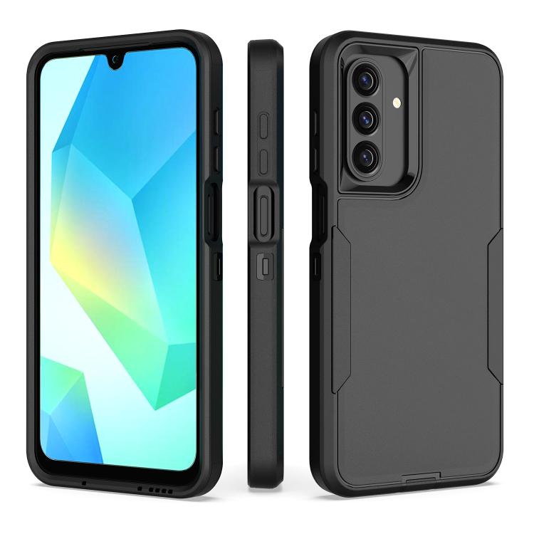 Samsung Galaxy A16 5G / A26 5G Magnetic PC Hybrid TPU Phone Case Cover - Black