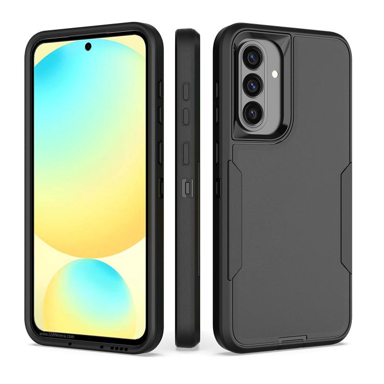 Samsung Galaxy A36 Magnetic PC Hybrid TPU Phone Case - Black