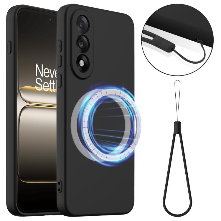 OnePlus Ace 5 Ultra / Nord 5 Shockproof Silicone Magsafe Phone Case - Black
