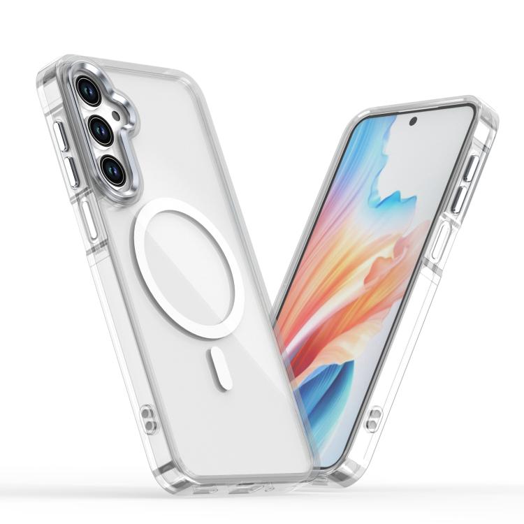 Samsung Galaxy A16 5G MagSafe Magnetic Clear Phone Case Cover - White