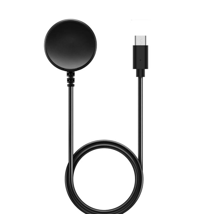 Samsung Galaxy Watch Ultra / 7 / 6 / 5 Pro / 4 / 3 Magnetic Smart Watch Charging Cable, Type-C Port, 1m - Black