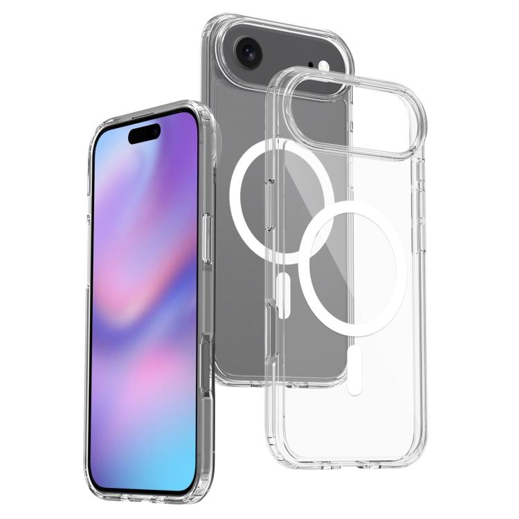 Apple iPhone 17 Air Scratchproof PC Hybrid TPU Magsafe Phone Case - Transparent