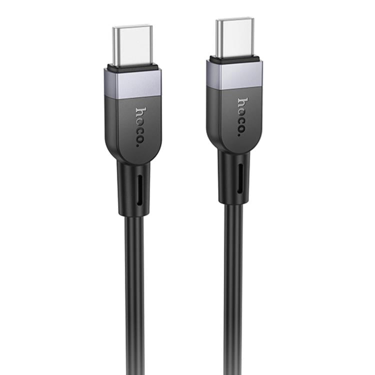 hoco X109 Energy 3m 60W Silicone Fast Charging Data Cable - Type-C to Type-C (Black)
