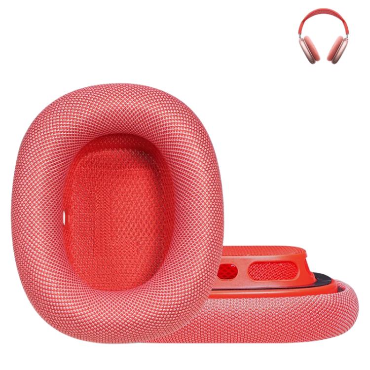 Apple AirPods Max Roller Cloth Magnetic Earphone Covers - 2pcs (Pink)