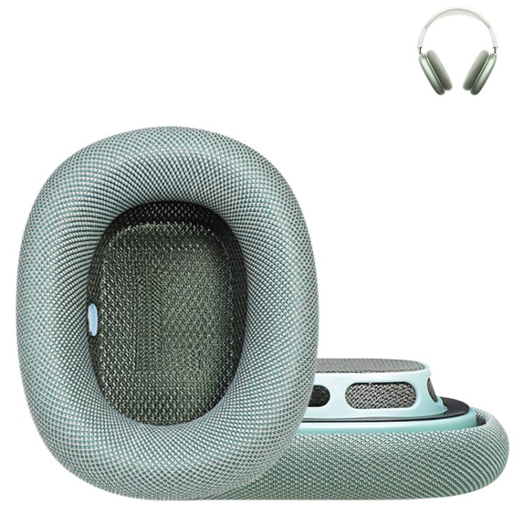 Apple AirPods Max Roller Cloth Magnetic Earphone Covers - 2 Pack (Green)