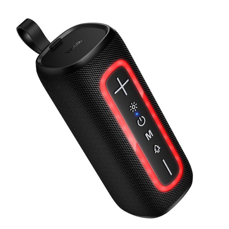 hoco HC36 Brocade Sports Bluetooth 5.4 Speaker with TWS/FM/TF Card/USB/AUX - Black