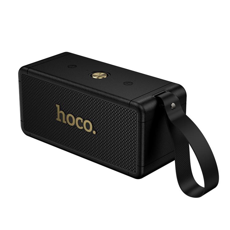 hoco HT1 Max Marquis Sports Bluetooth 5.4 Speaker with TWS, FM, TF Card, USB, AUX - Black