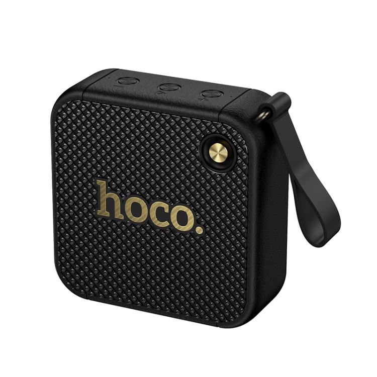 hoco Marquis Sports Bluetooth 5.4 Speaker with TWS, FM, TF Card, USB, AUX (Black)