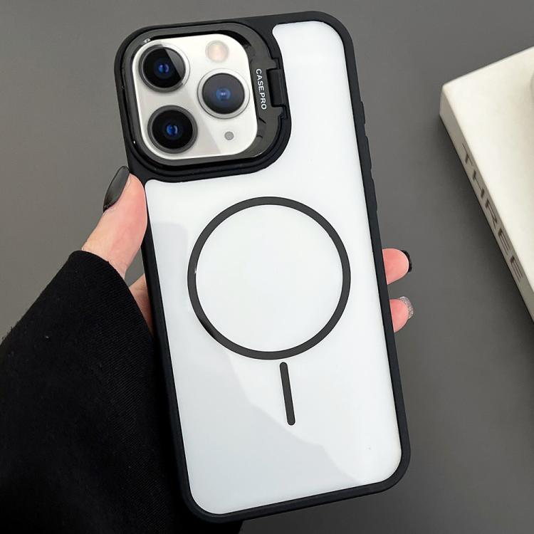 Apple iPhone 11 Pro Max PC Lens Holder MagSafe Magnetic Phone Case Cover - Black