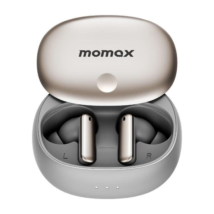 MOMAX 1-Vibe Lite True Wireless Noise Cancelling Bluetooth 5.4 Earphones - Titanium