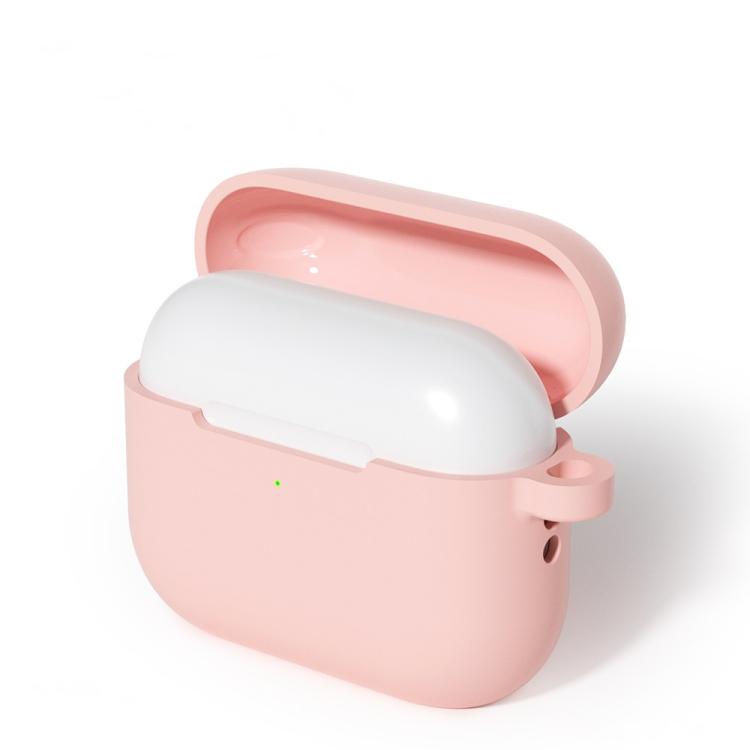 Apple AirPods Pro 3 Silicone Protective Case with Hook - Pink