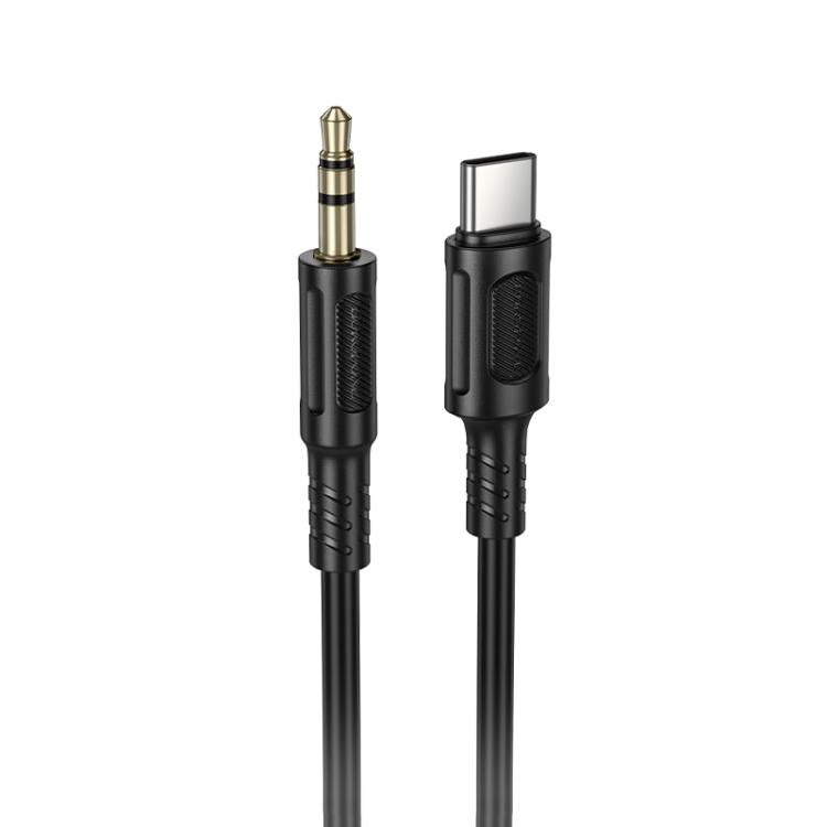Borofone 1m 3.5mm to Type-C Digital AUX Audio Cable - Black