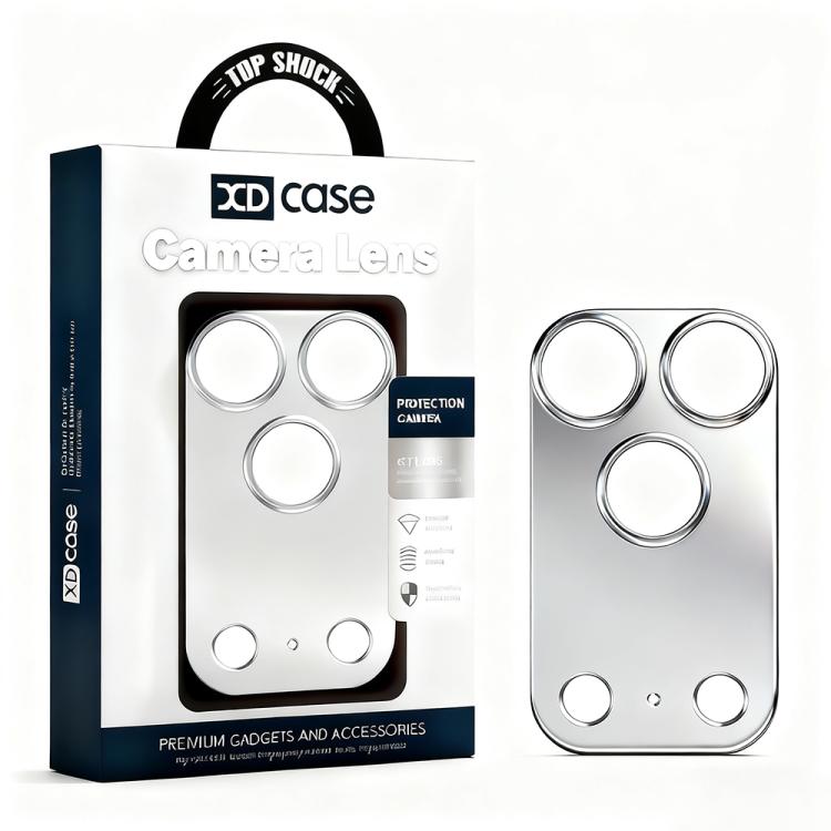 Apple iPhone 17 Pro Max Titanium Alloy Camera Lens Protector - Silver