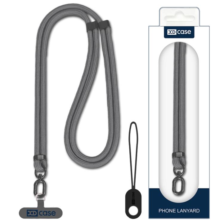 XDCase Cover Adjustable Crossbody Mobile Phone Lanyard - Dark Grey
