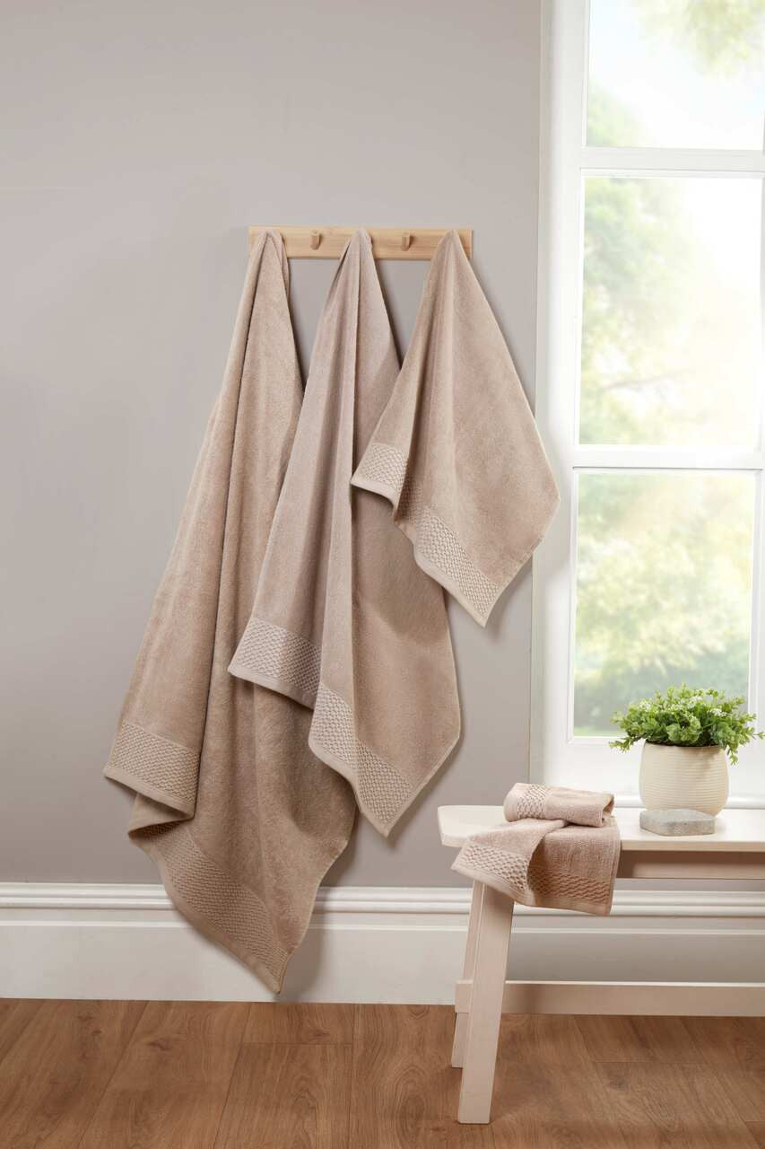 Eden Weave Cotton Towels Luxury Soft Quick Dry Absorbent Face Cloth Mink