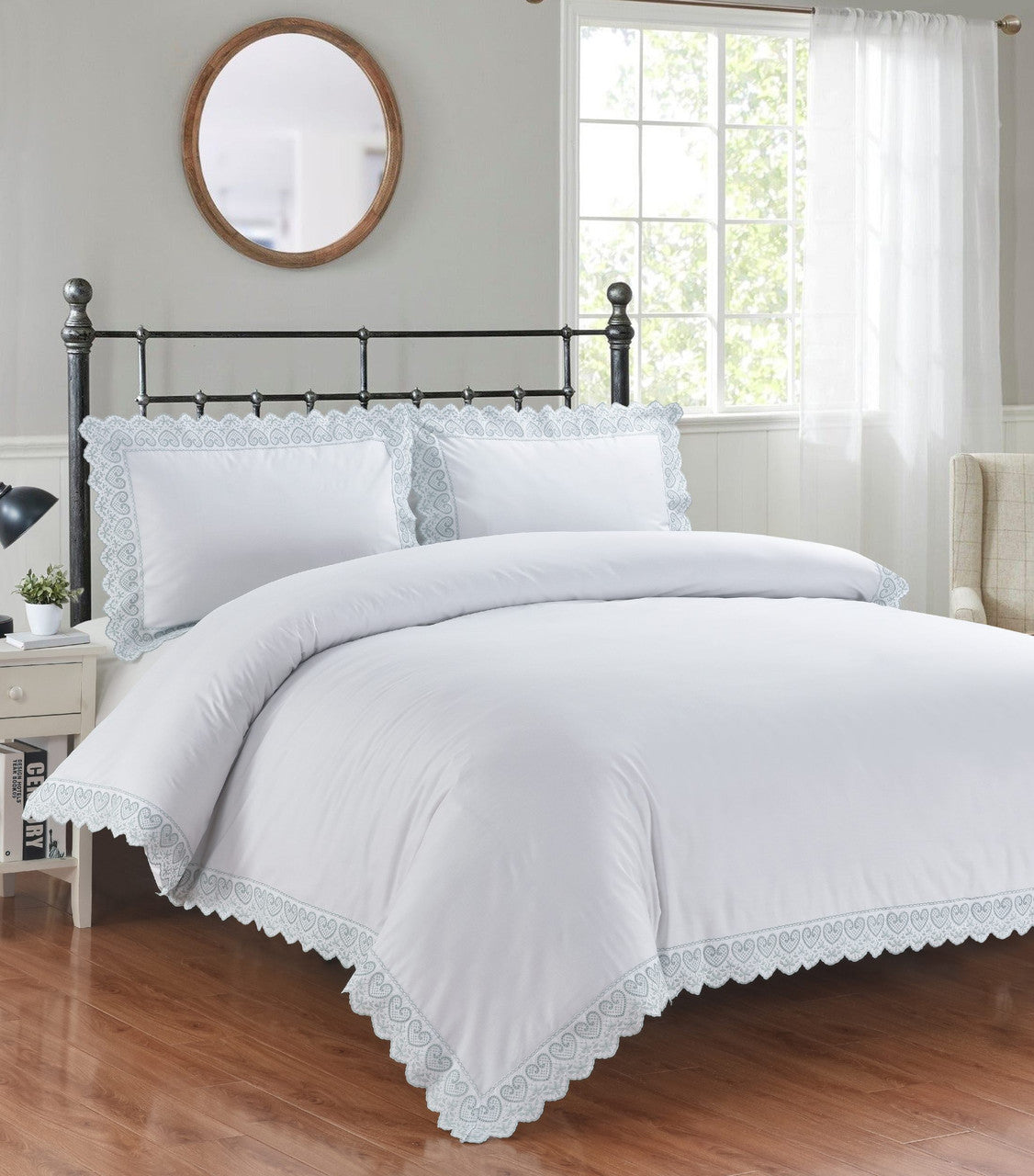 Elise Duvet Set Double Green