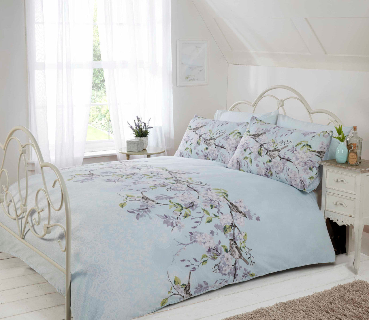 Eloise Duvet Set King Blue