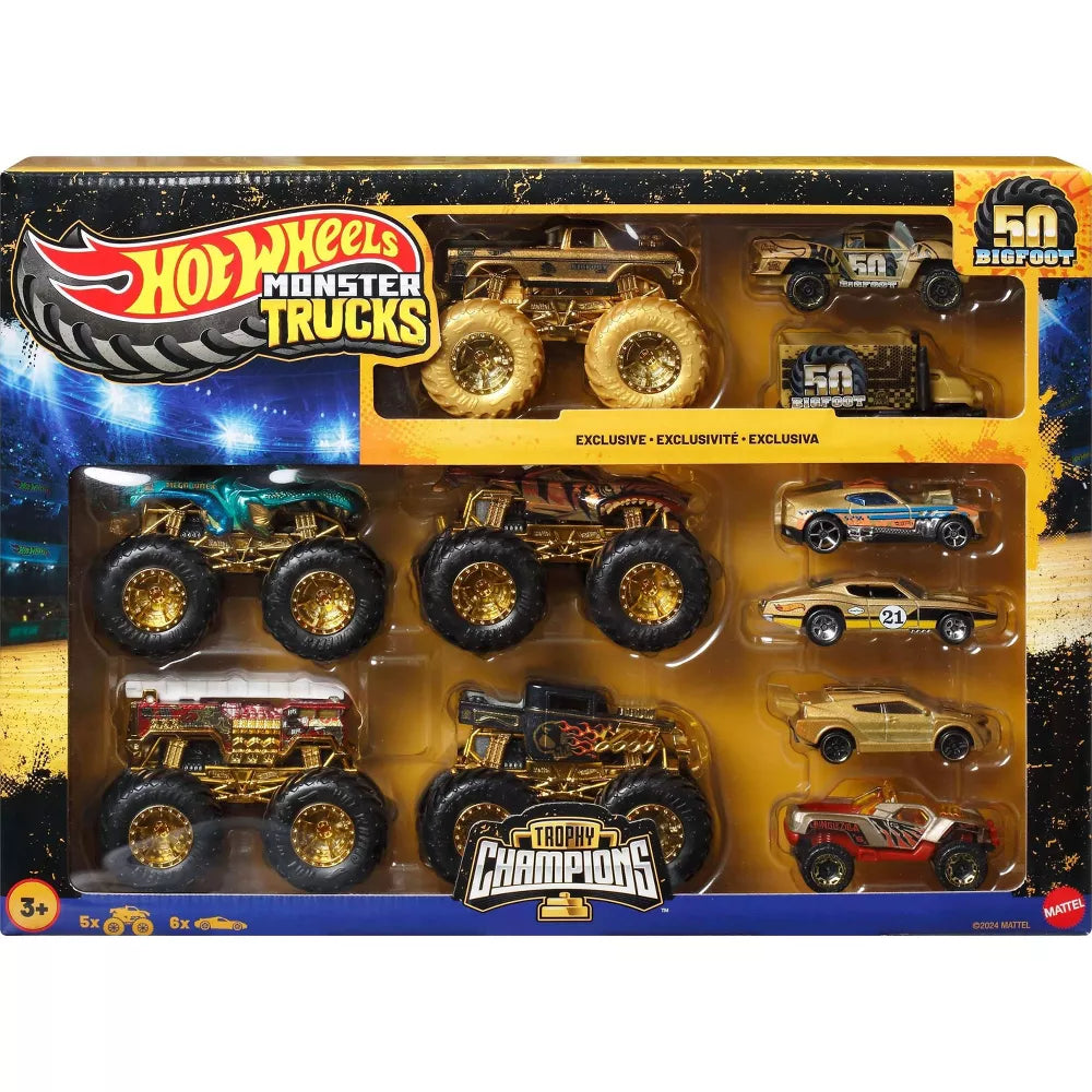 Hot Wheels Monster Trucks Trophy Champs Mpack