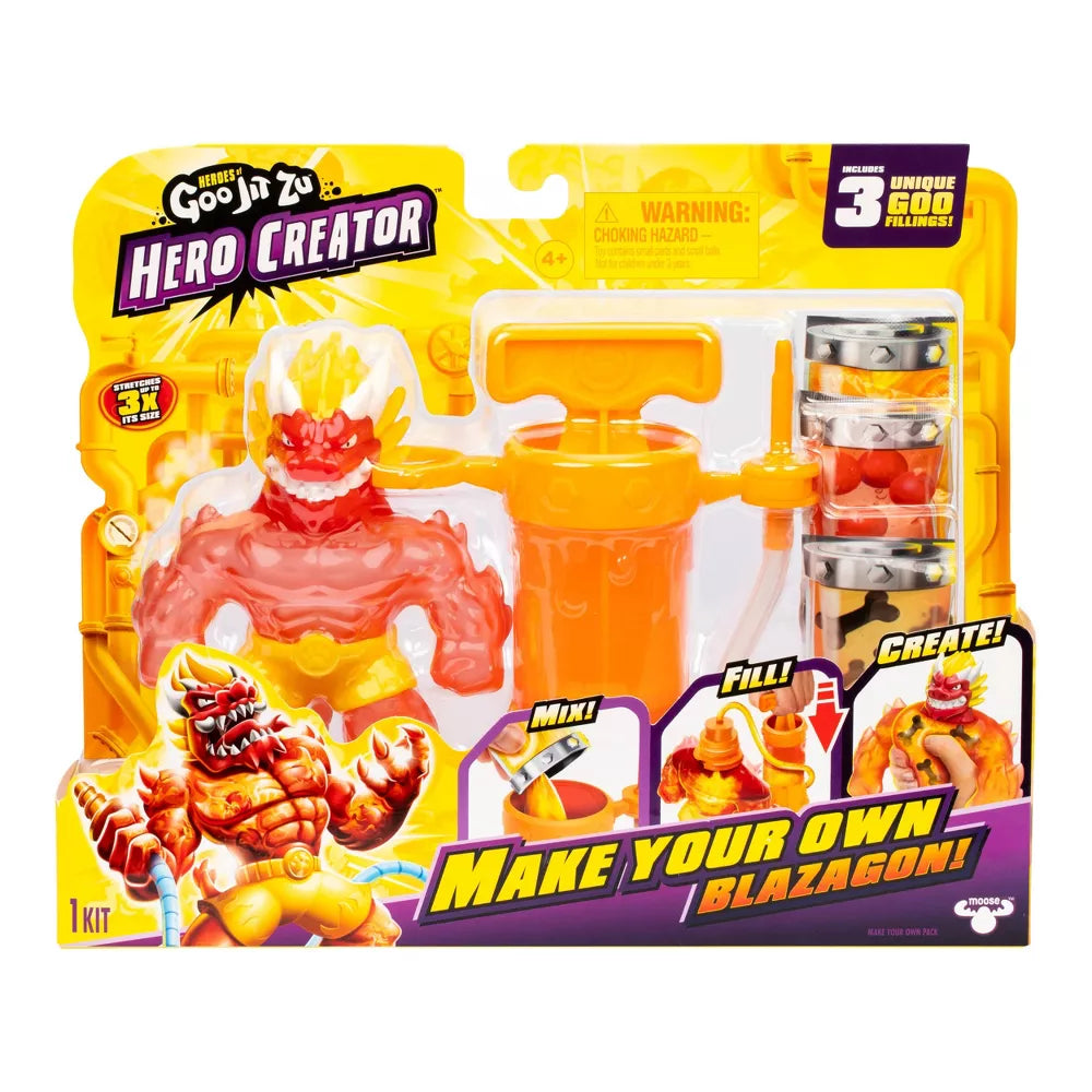 Heroes of Goo Jit Zu Blazagon Hero Creator Figure Kit