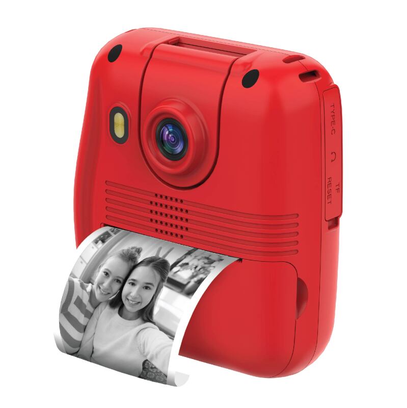 Groov-e Kids HD Digital Printing Camera - Red