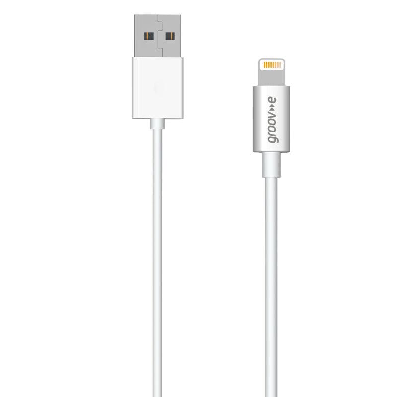 Groov-e MFI Lightning to USB-A Charging Cable 2M - White