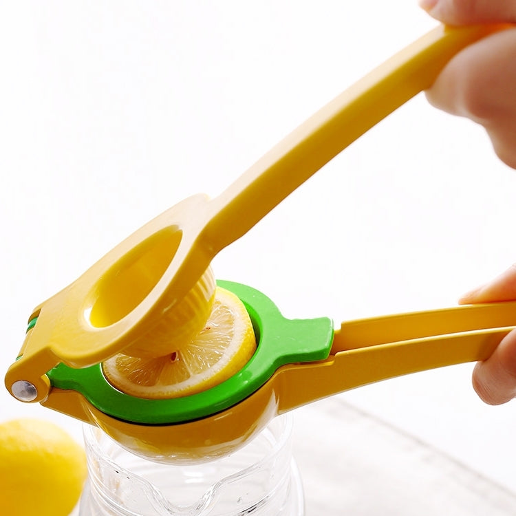 Aluminum Alloy Manual Dual Layers Lemon Juicer - Random Color