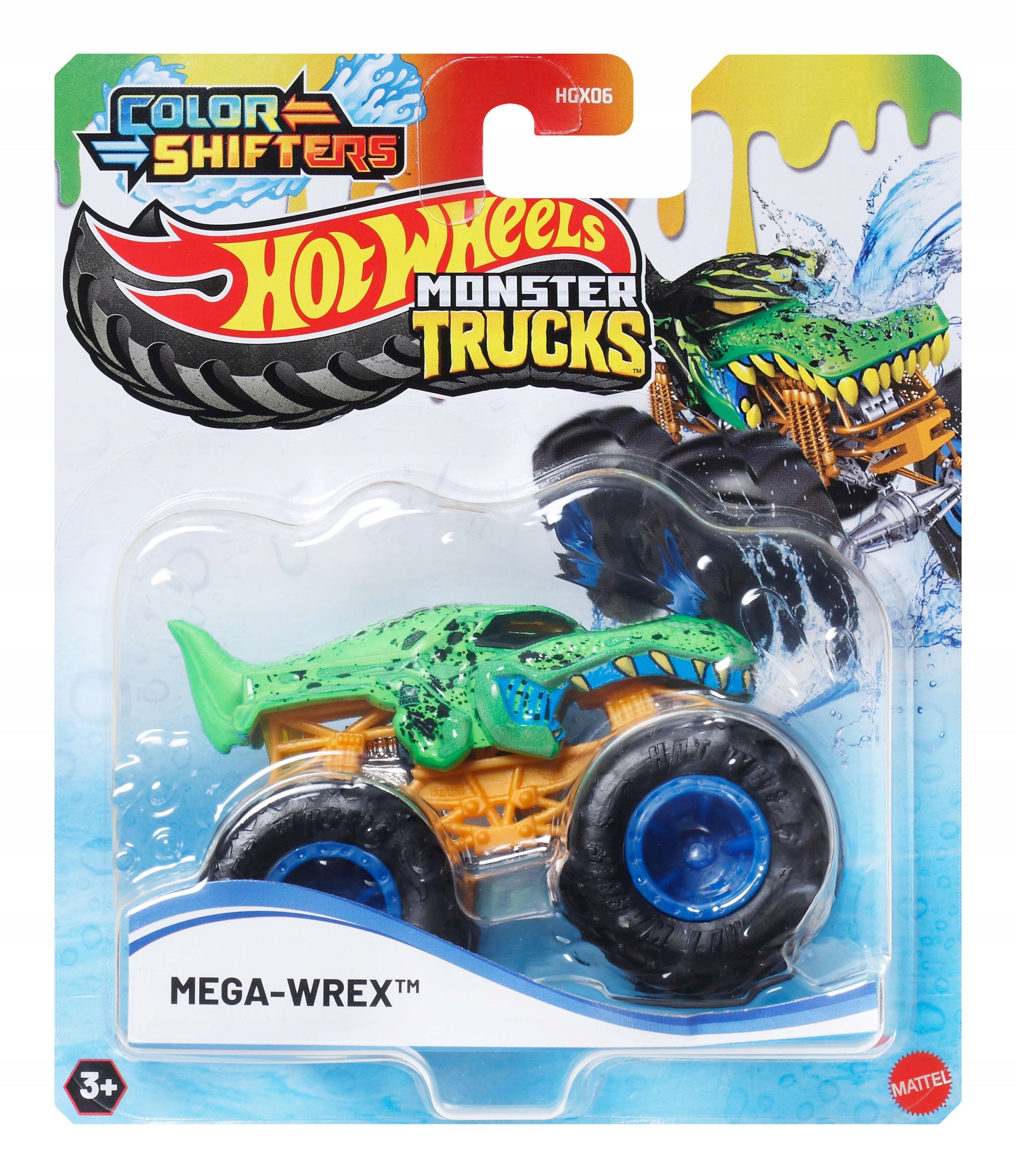 Mattel Hot Wheels Monster Trucks Color Shifters Mega-Wrex Vehicle