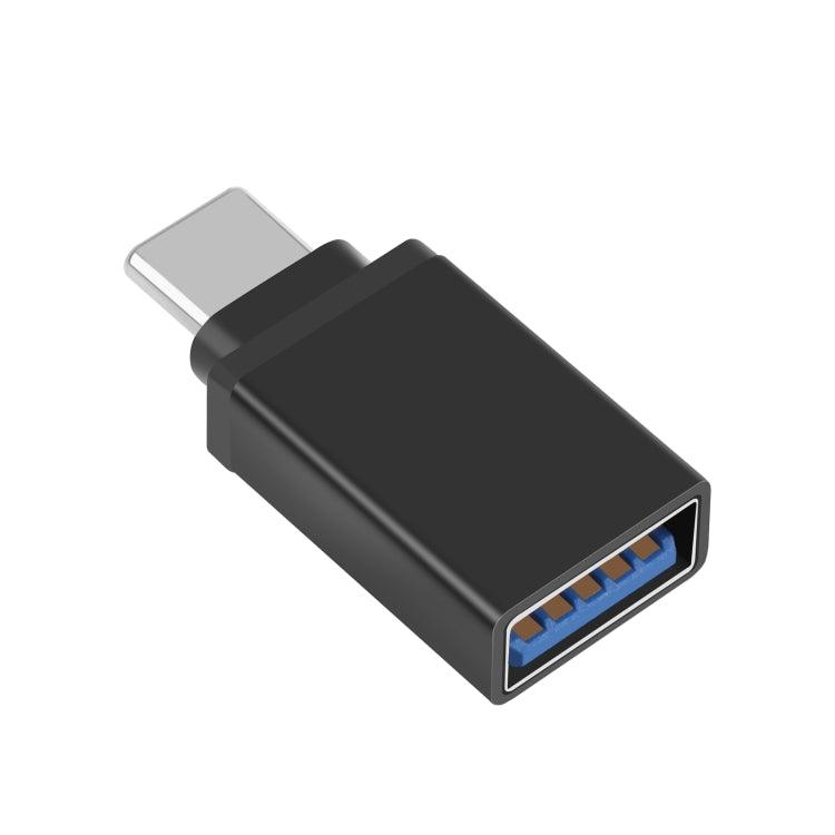 USB-C / Type-C Male to USB 3.0 Female OTG Data Transmission Adapter (Black)