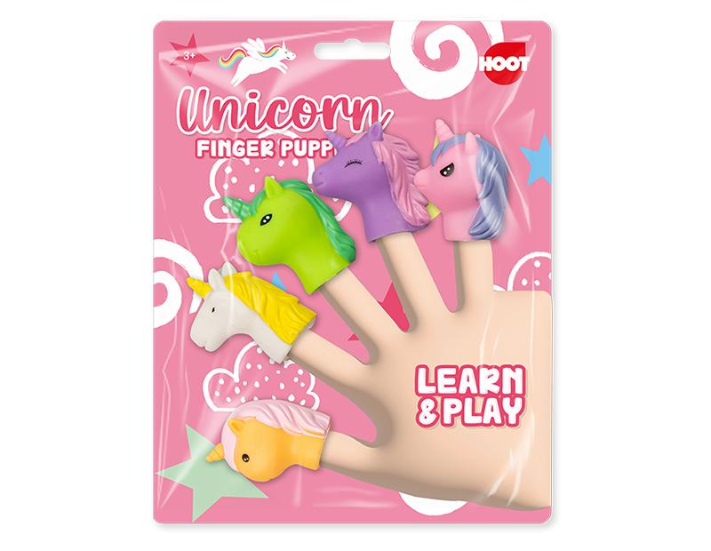 Unicorn Finger Puppets 5pk