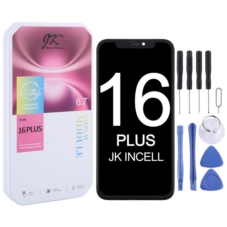 JK Incell LCD Screen Replacement for Apple iPhone 16 Plus